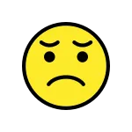 Disappointed Face SVG Icon